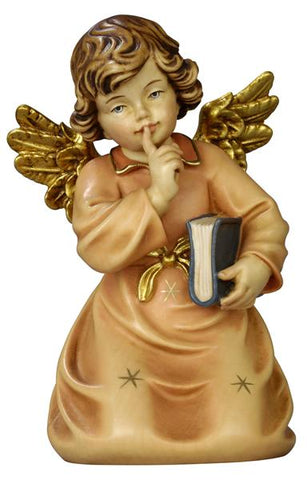 Bell Angel - Kneeling with Book - Original Glockenengel by PEMA
