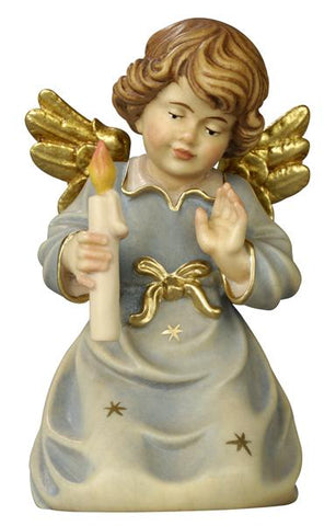 Bell Angel - Kneeling with Candle - Original Glockenengel by PEMA