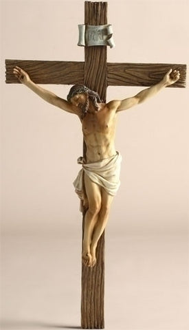 13.75" Crucifix from Renaissance Collection by Joseph's Studio