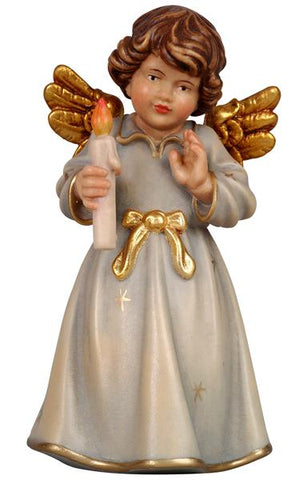 Bell Angel - Standing with Candle - Original Glockenengel by PEMA