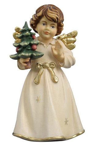 Bell Angel - Standing with Tree - Original Glockenengel by PEMA