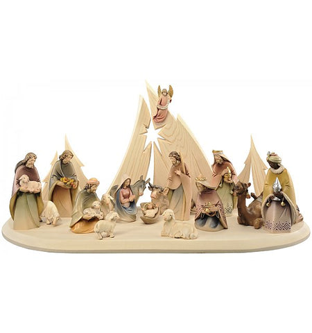 Salcher Morgenstern Nativity - Crib with Stable