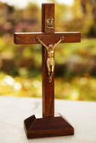 6" Desktop Crucifix - Hand Made in Ukraine