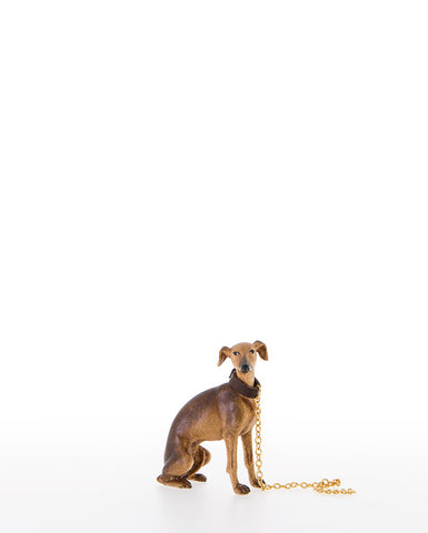 LEPI Sitting Greyhound - Gloria Nativity