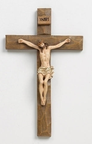 8" Textured Crucifix - Wedding Crucifix