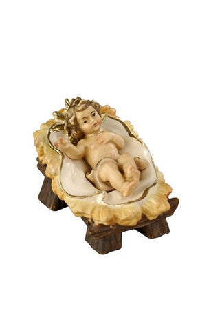 Miniature Rainell Infant Jesus and Manger (one piece)