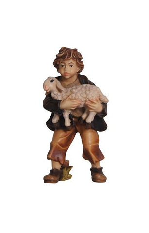 Rainell Boy with a Lamb in his Arms