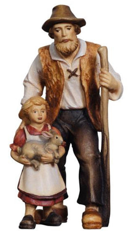 Kostner Shepherd with Girl and Rabbit