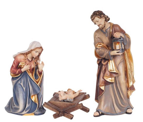 Kostner Holy Family with Infant Jesus in Simple Manger