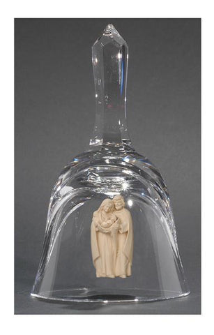 Crystal Bell with Holy Family by PEMA