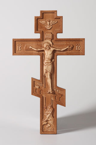 Russian Birch Wall Crucifix