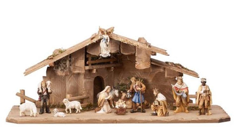 Heimatland 15 Piece Nativity Set - Stable Holy Night