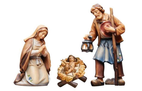 Heimatland Holy Family Infant with infant Jesus in Kostner style manger