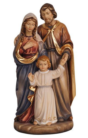 Holy Family with Jesus as a Child - Woodcarving