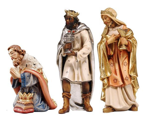 Kostner The Three Kings / Magi Woodcarvings