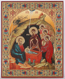 Traditional Russian Christmas Icon - Jesus is Born for us!