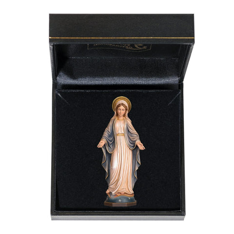 Our Lady of Grace - Miniature Woodcarving in Case