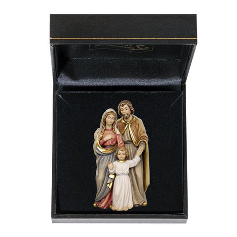 Holy Family with Jesus as a Child - Miniature Woodcarving