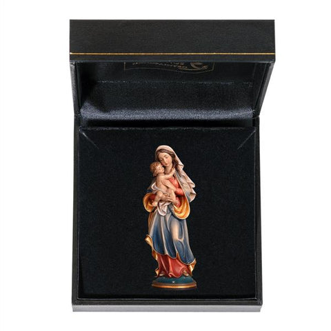 Madonna of Peace - Miniature Woodcarving in Case