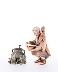 Shepherd Kneeling with Ladle and Soup from LEPI Gloria Collection