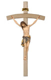 Bowed Crucifix - Hand Painted or Natural Wood