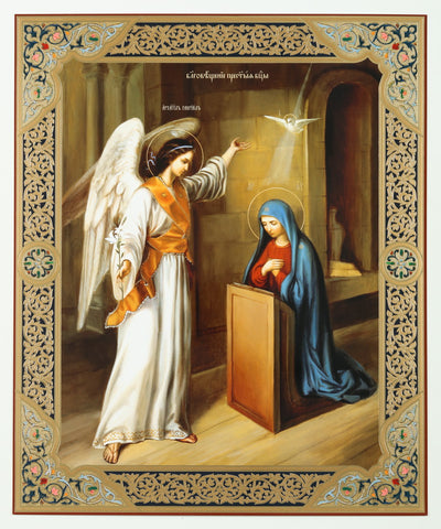 Annunciation of our Lord to Mary - Large Russian Icon