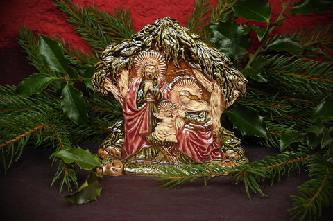 Miniature Ceramic Nativity Scene