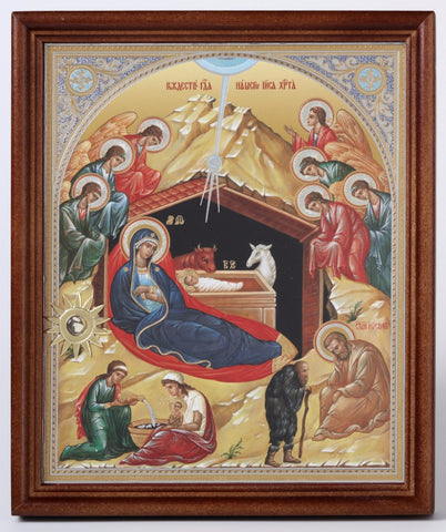 Infant Jesus in the Manger - Nativity Icon