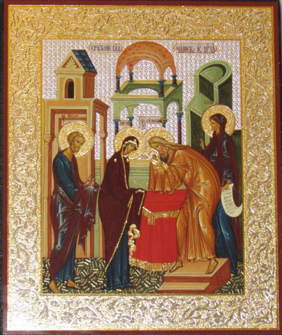 Presentation of Jesus at the Temple Icon