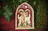Ceramic Holy Family Ornament - Small